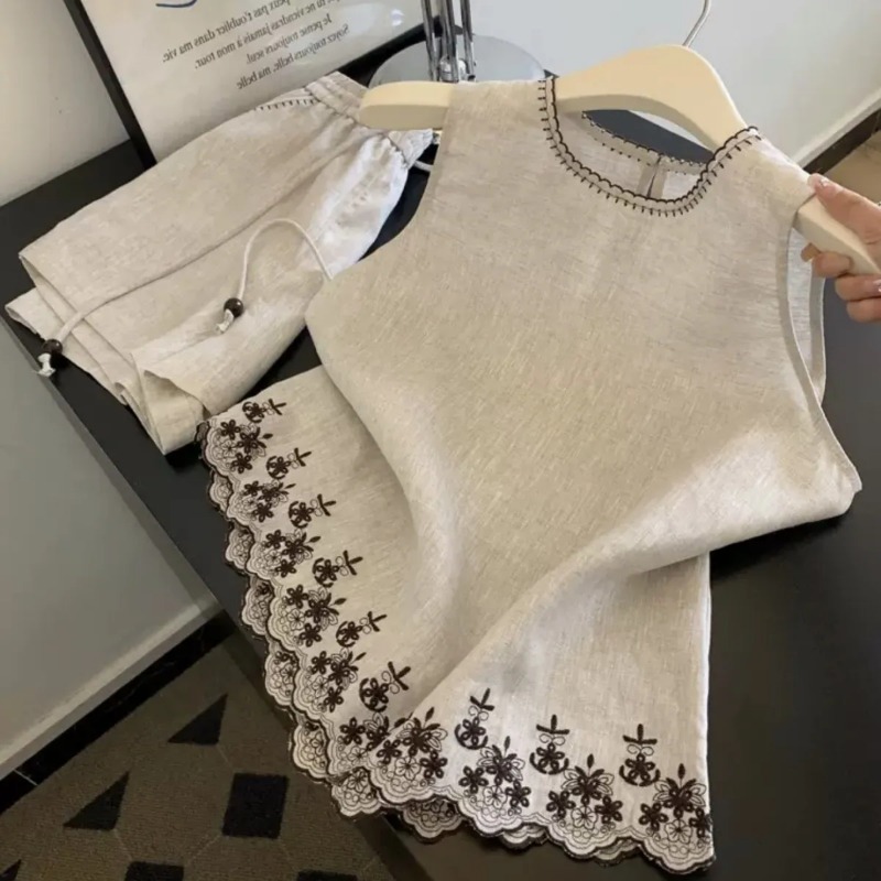 Summer Clothing Linen - Simple Old Money Style Cotton and