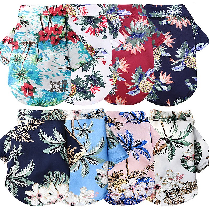 Hawaiian Beach Style Dog Cloth - Summer Dog Clothing 评论和价格