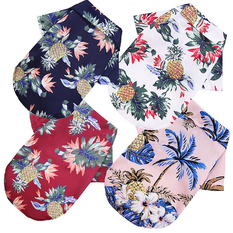 Hawaiian Beach Style Dog Cloth - Summer Dog Clothing 评论和价格