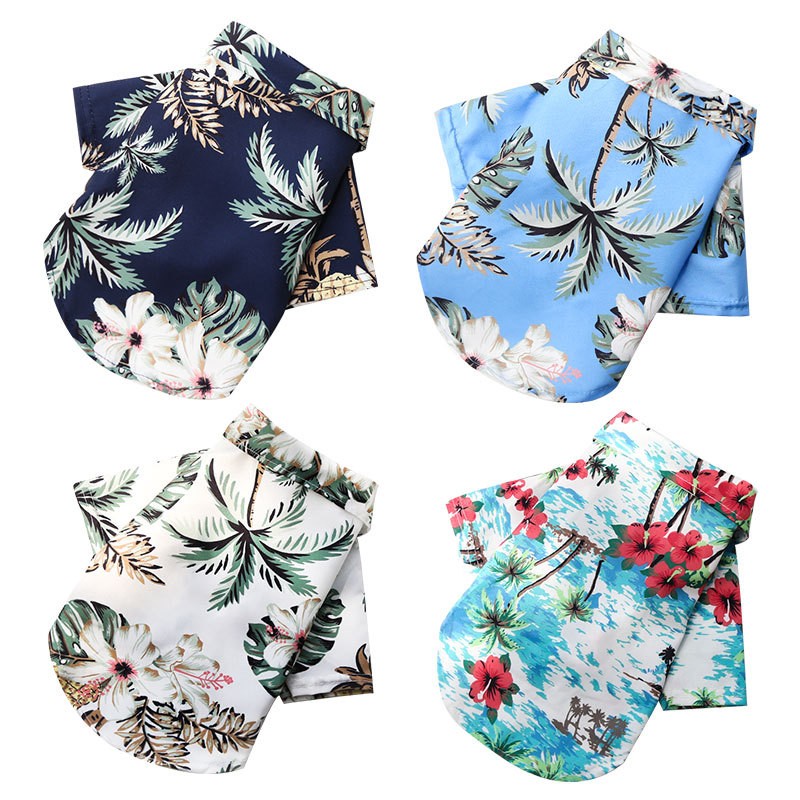 Hawaiian Beach Style Dog Cloth - Summer Dog Clothing 评论和价格