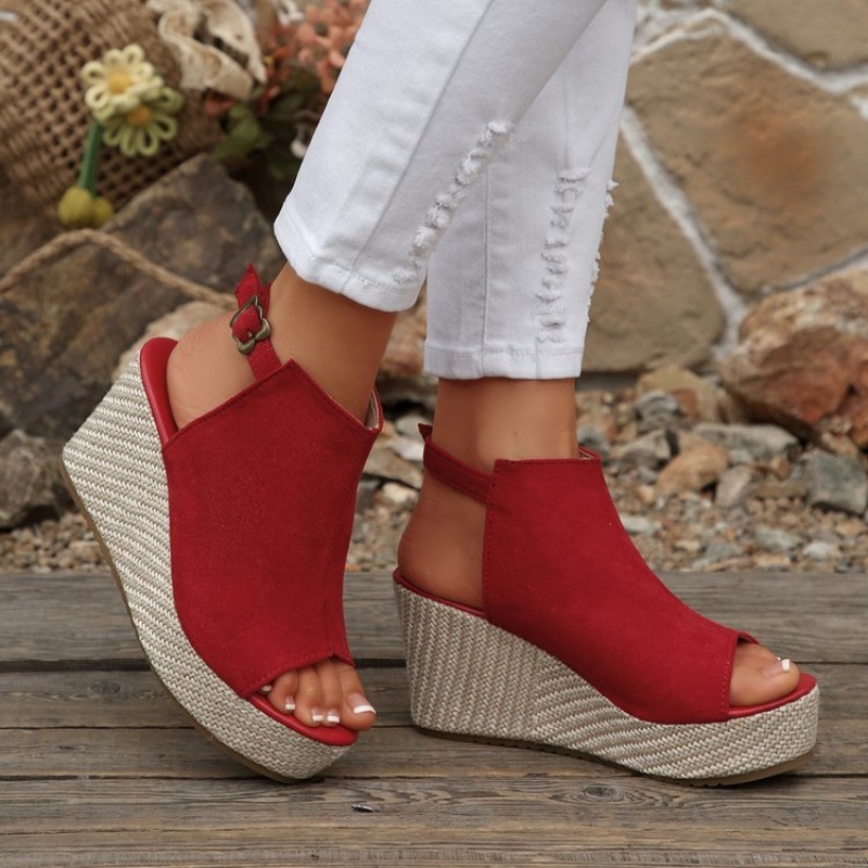 Women Sandals Summer Wedge Pla - Espadrille Sandal Women 评论和价格