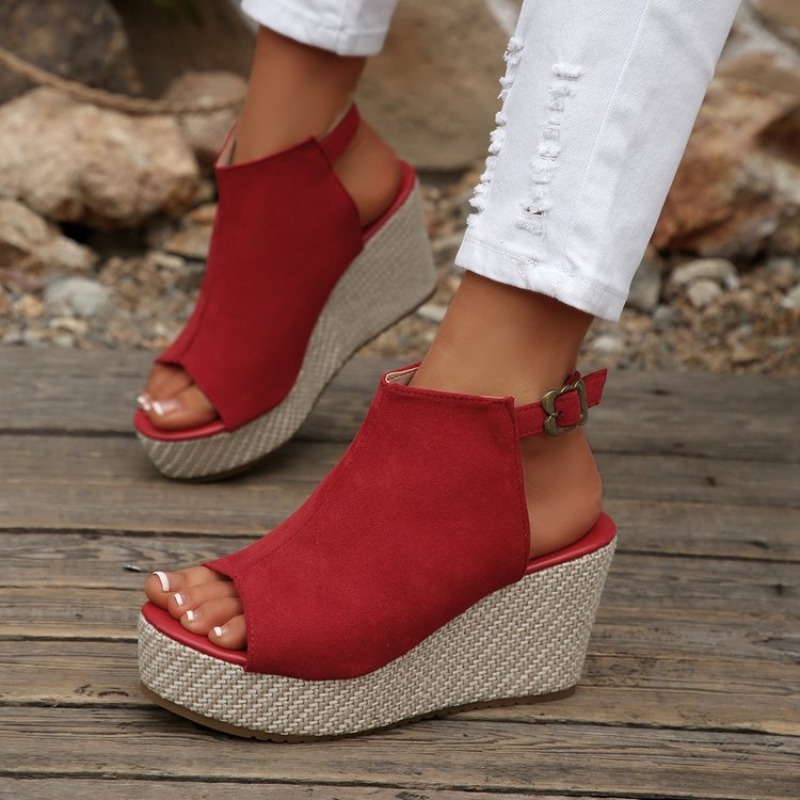 Women Sandals Summer Wedge Pla - Espadrille Sandal Women 评论和价格