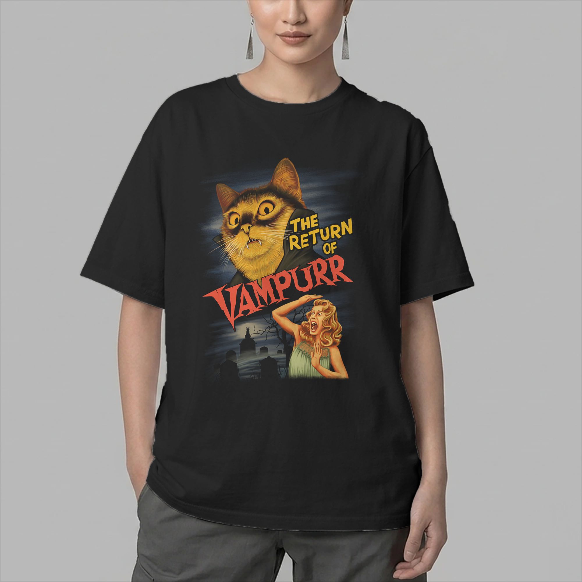 Men The Return of Vampurr Cat  - Summer Clothing Ideas 评论和价格