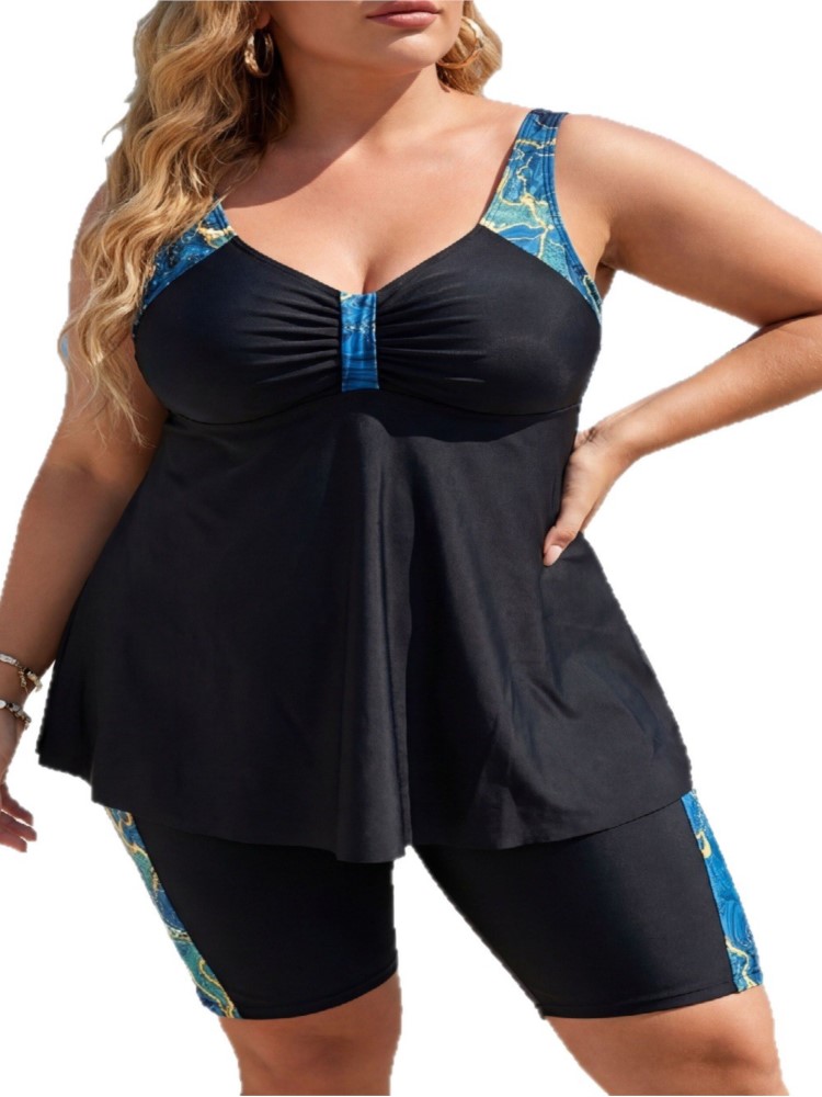 XL-6XL Plus Size High Waist Bi - Bikini Set Push Up 评论和价格