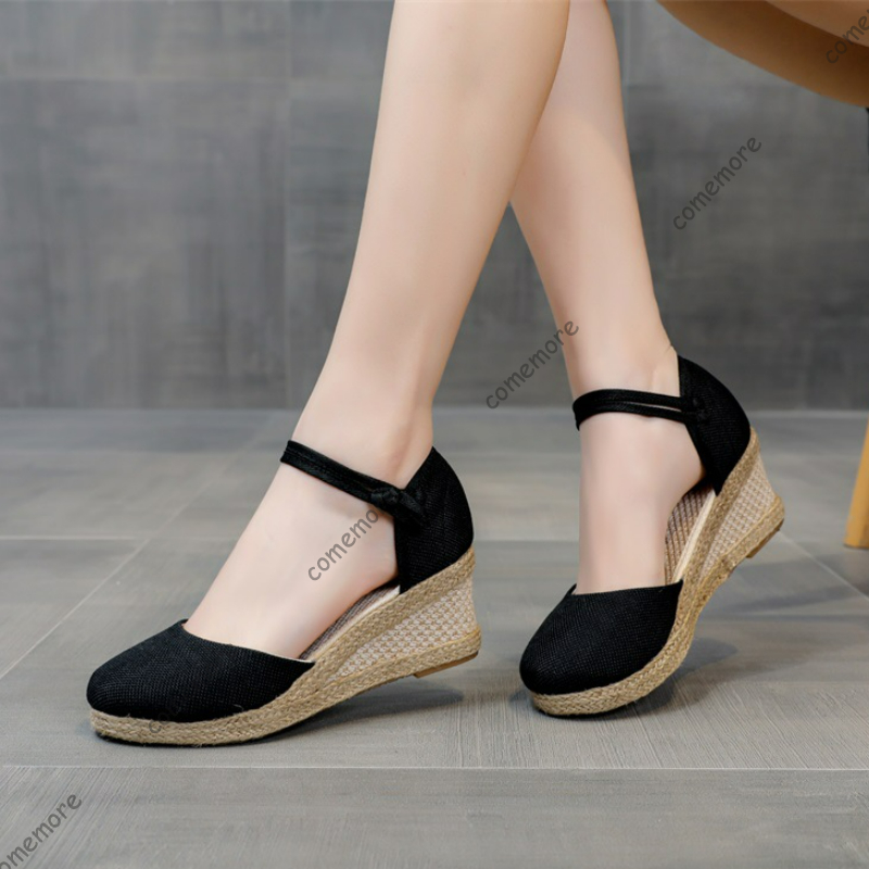 Comemore Sandals High Heel Sum - Espadrille Sandal Women 评论和价格