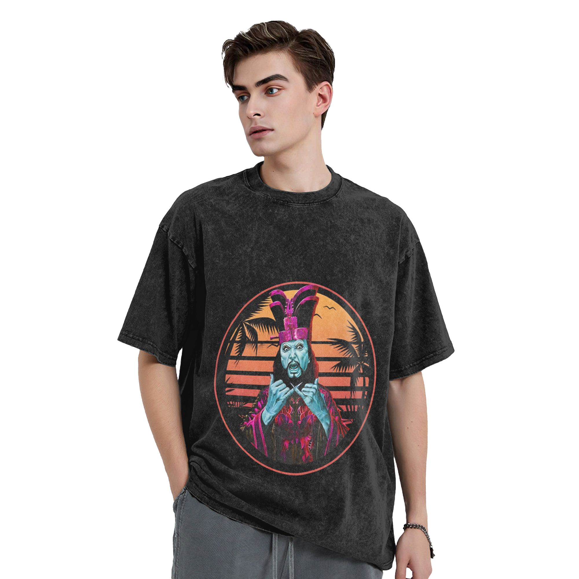 Mens T Shirt Lo Pan Washed T-S - Summer Clothing Ideas 评论和价格