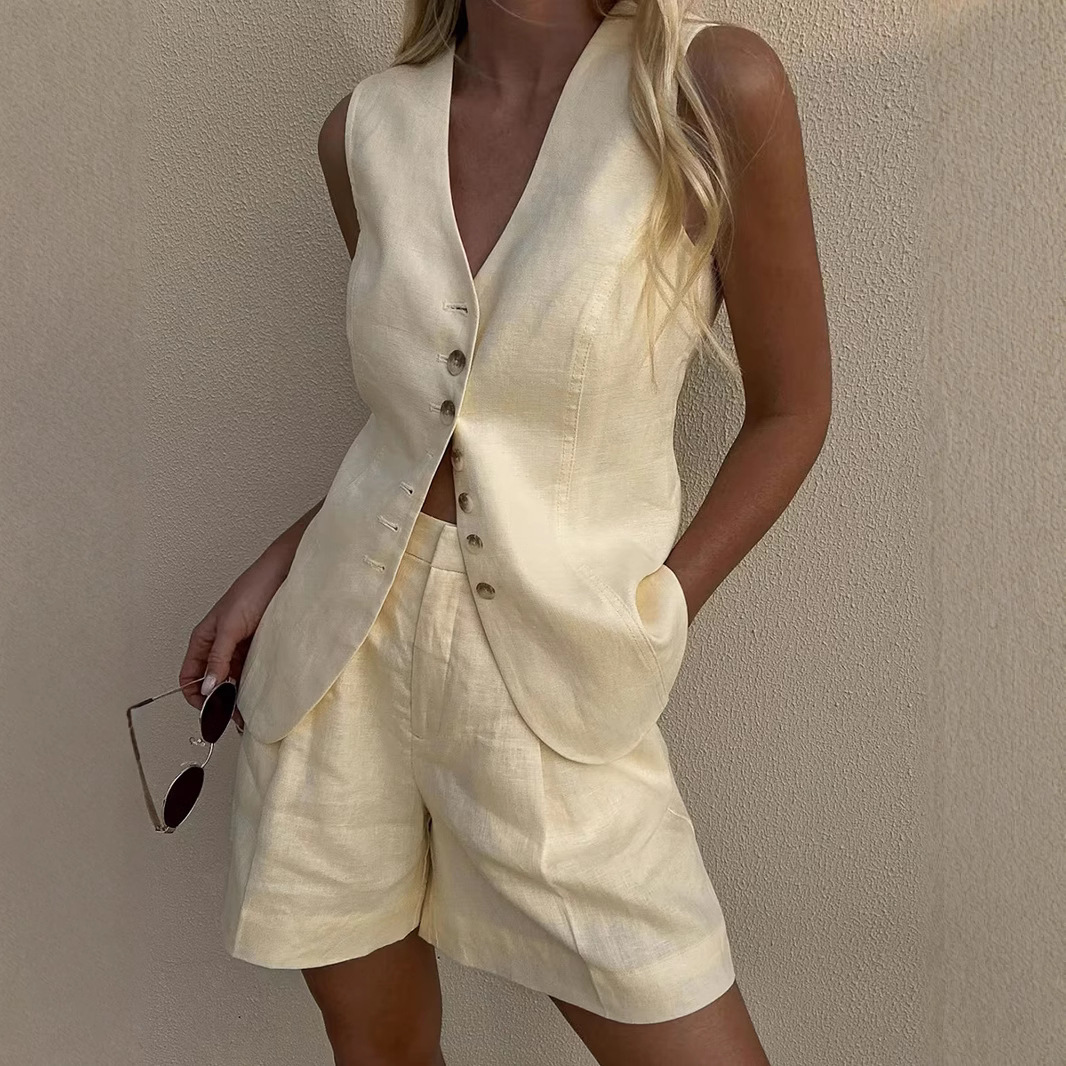 Wolfeel Cotton linen Chic Casu - Summer Clothing Linen 评论和价格