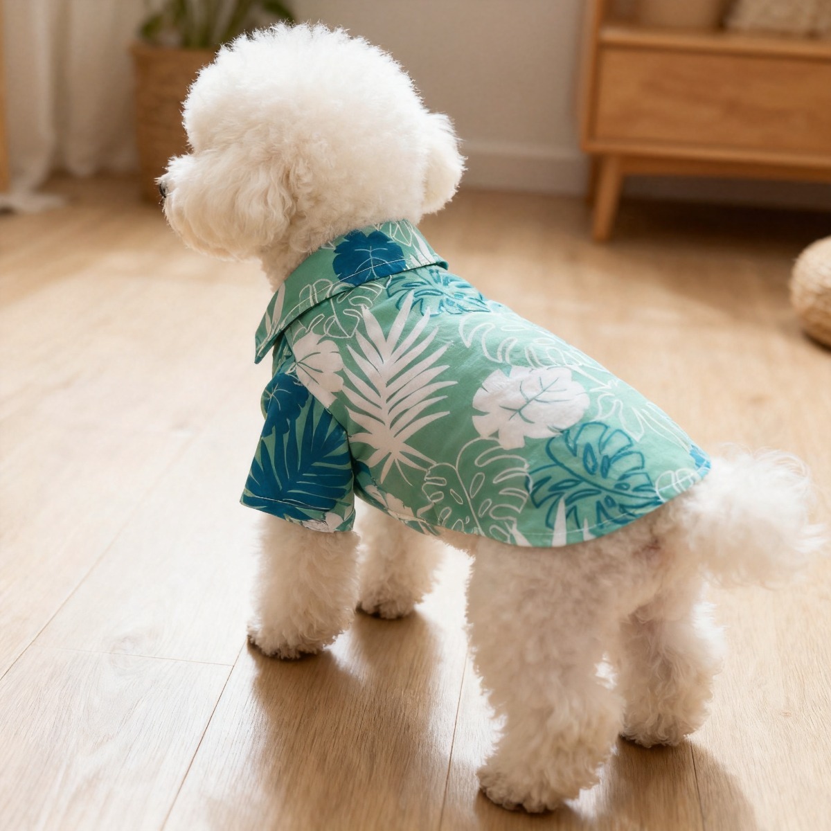 Cat Flower Shirt, Lightweight  - Summer Dog Clothing 评论和价格