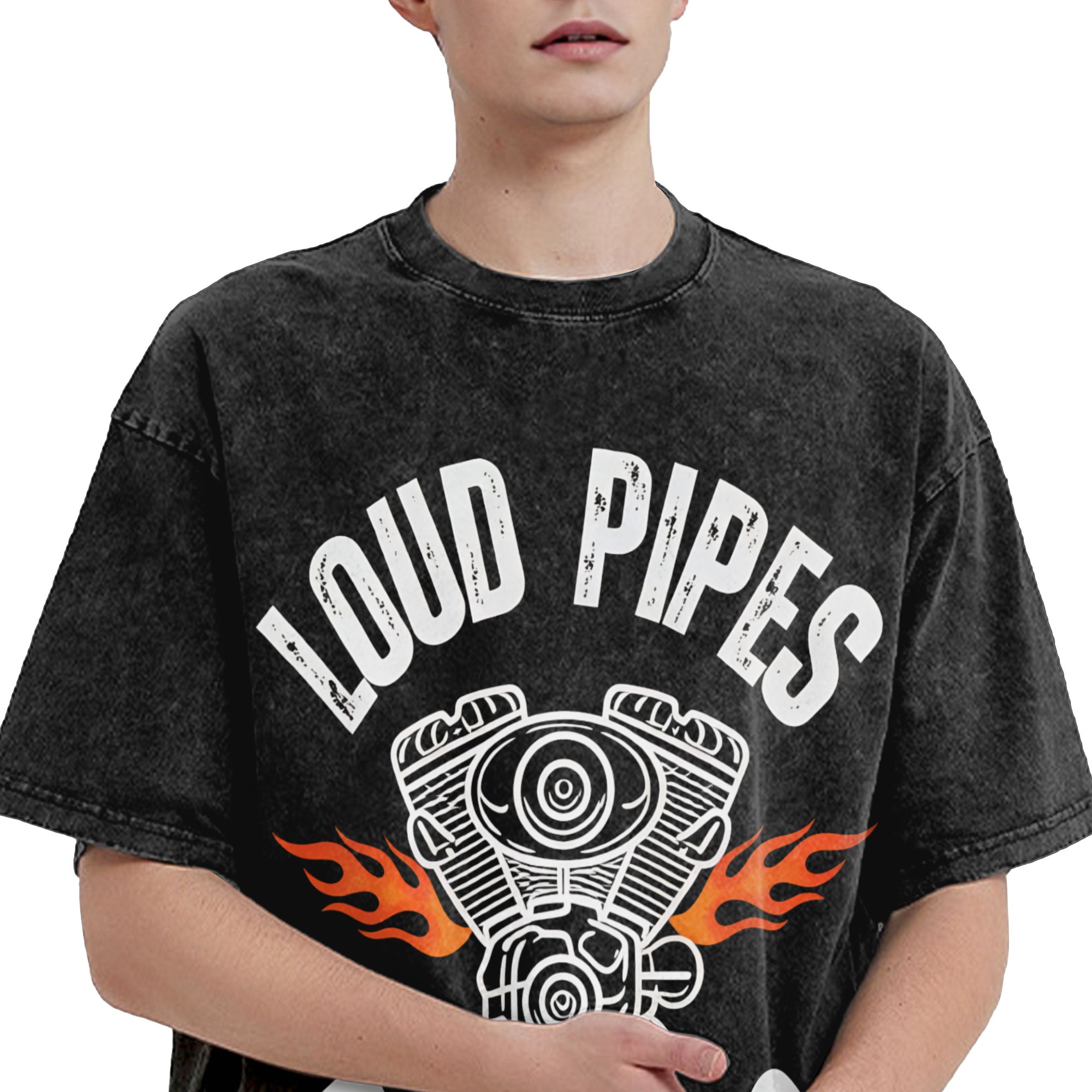 Man T-Shirt Loud pipes save li - Summer Clothing Ideas 评论和价格