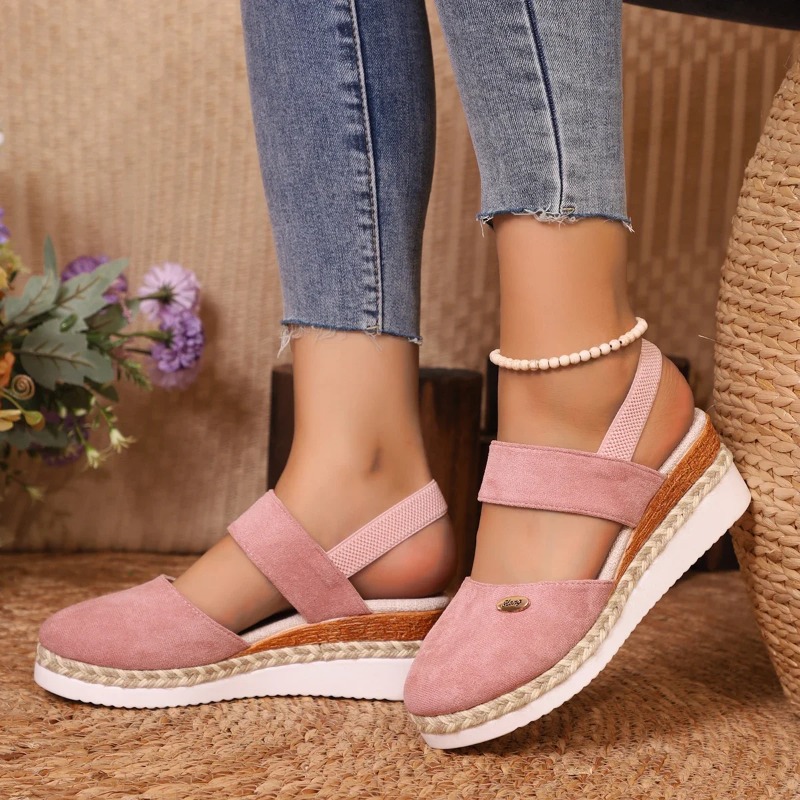 Women Closed Toe Wedge Sandals - Espadrille Sandal Women 评论和价格