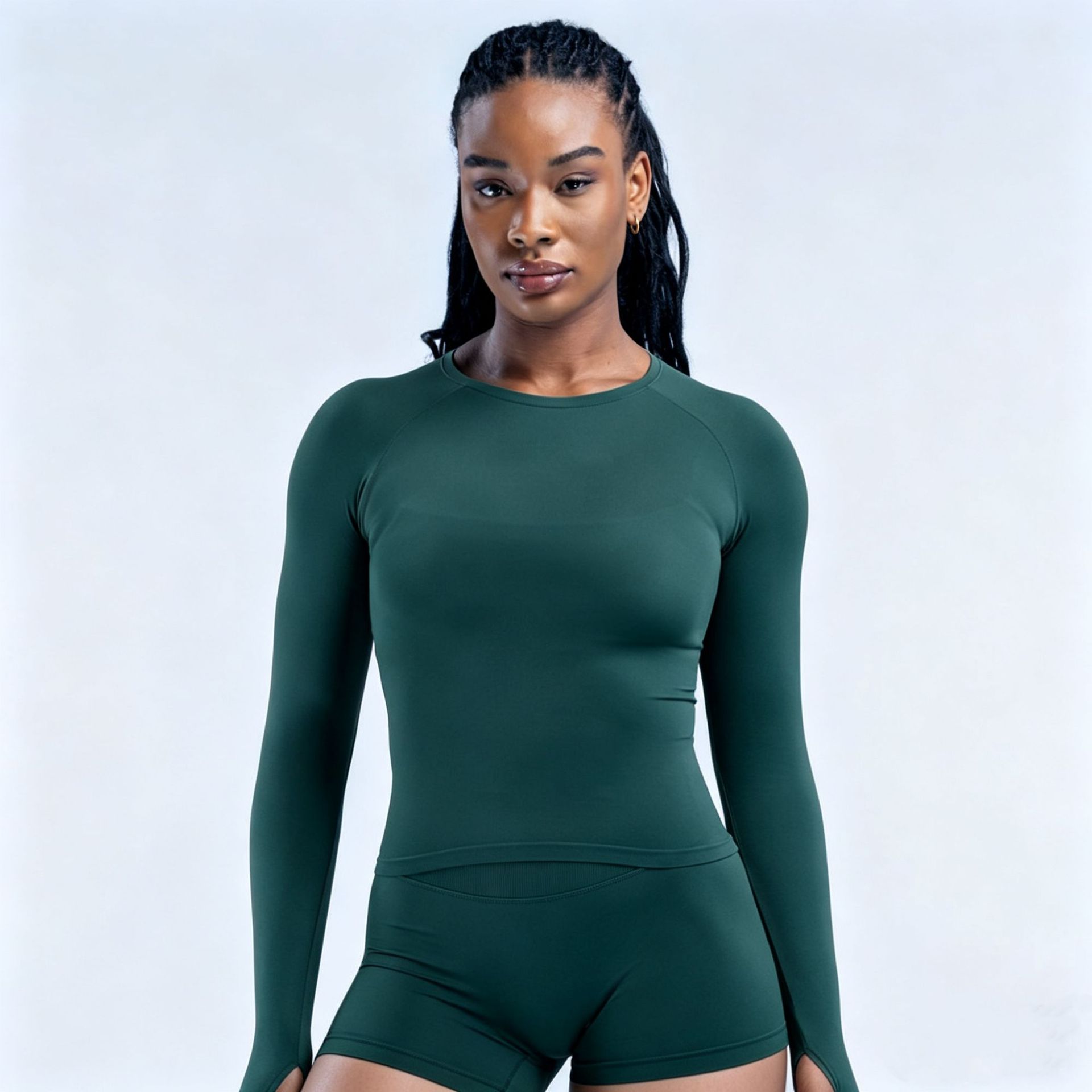 ENYFD Women's Seamless Long Sl - Summer Gym Clothing 评论和价格