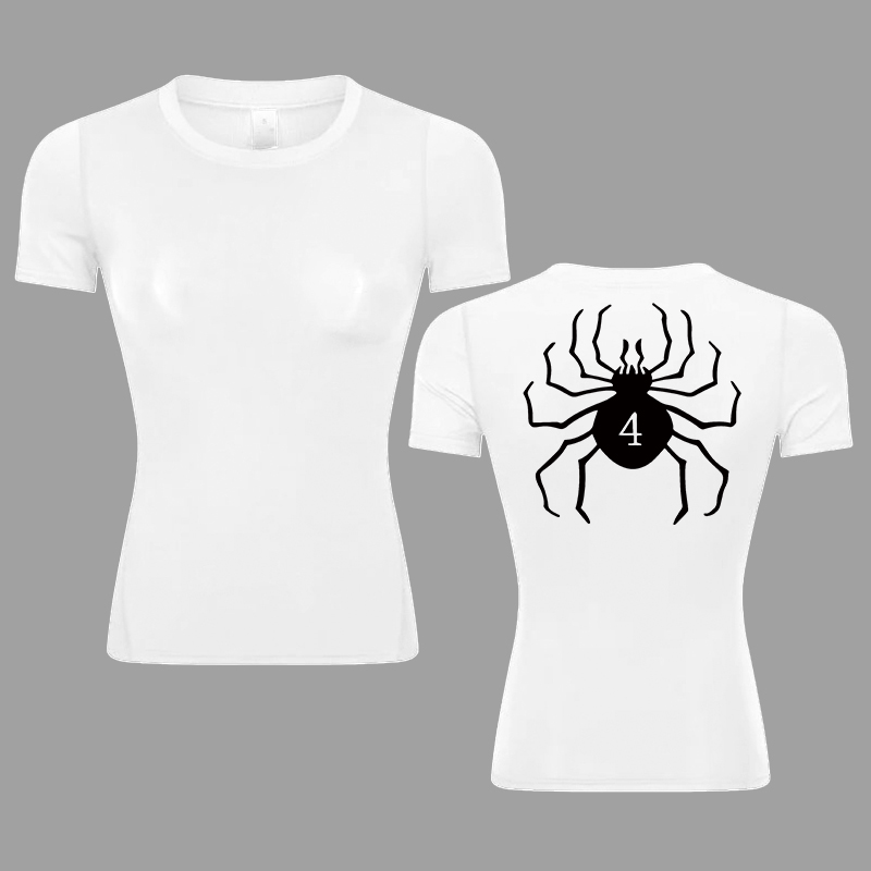 Graphic Print Compression Shir - Summer Gym Clothing 评论和价格