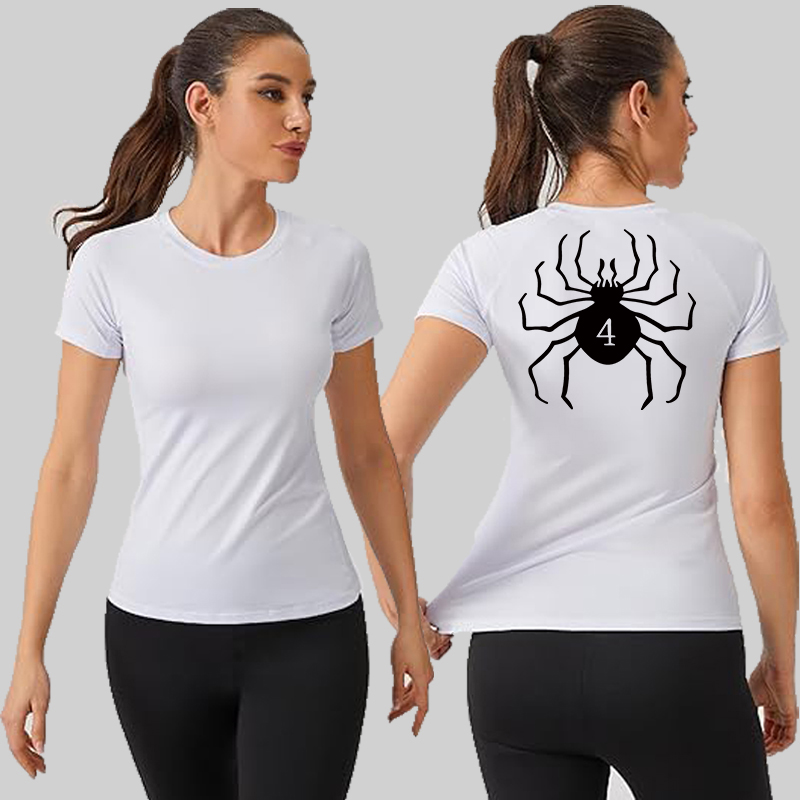Graphic Print Compression Shir - Summer Gym Clothing 评论和价格