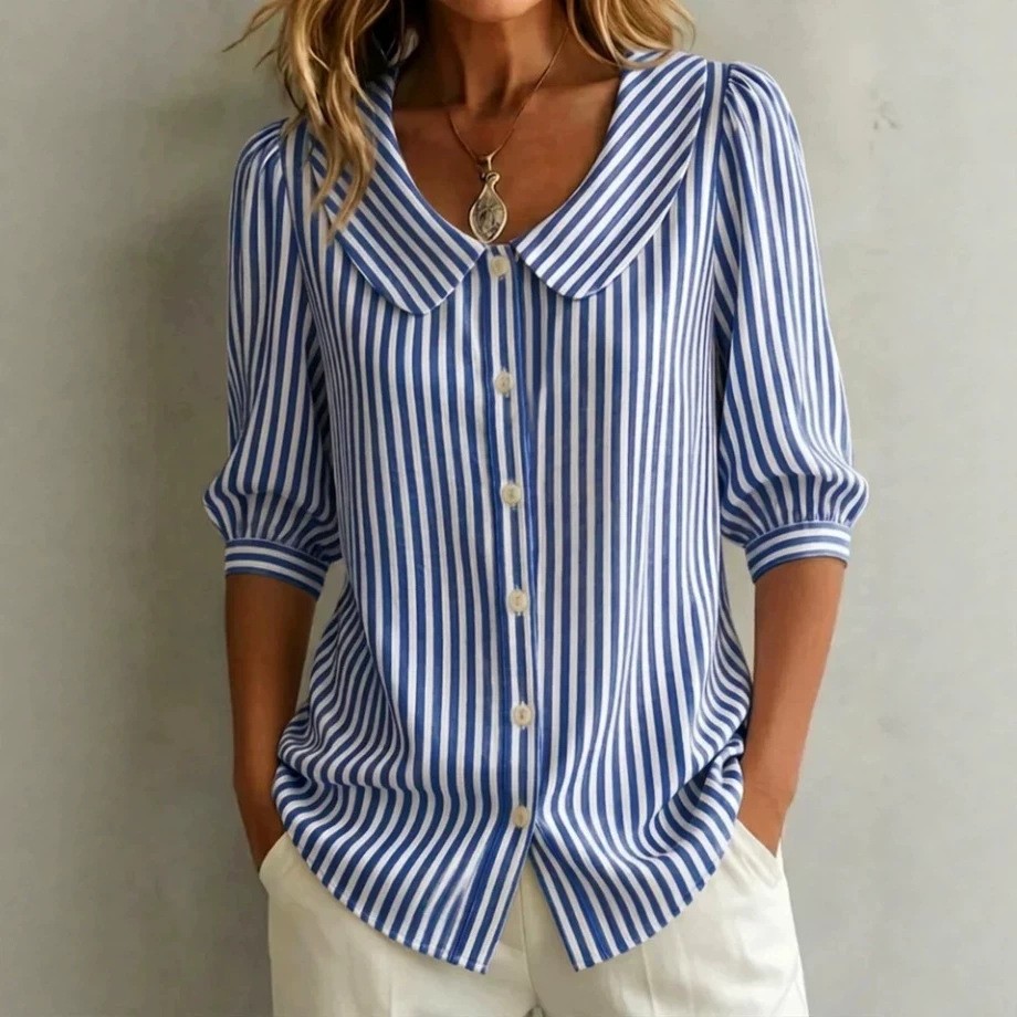 Women's Blouse Short Sleeve St - Crop Blouse Linen 评论和价格