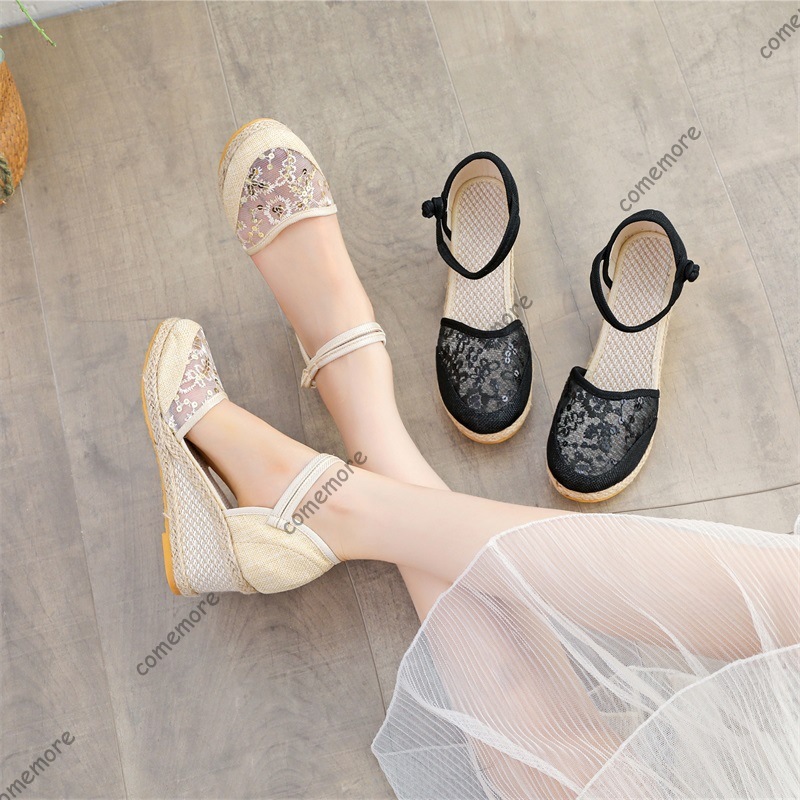 Women's Lace Mesh Espadrille W - Espadrille Sandal Women 评论和价格