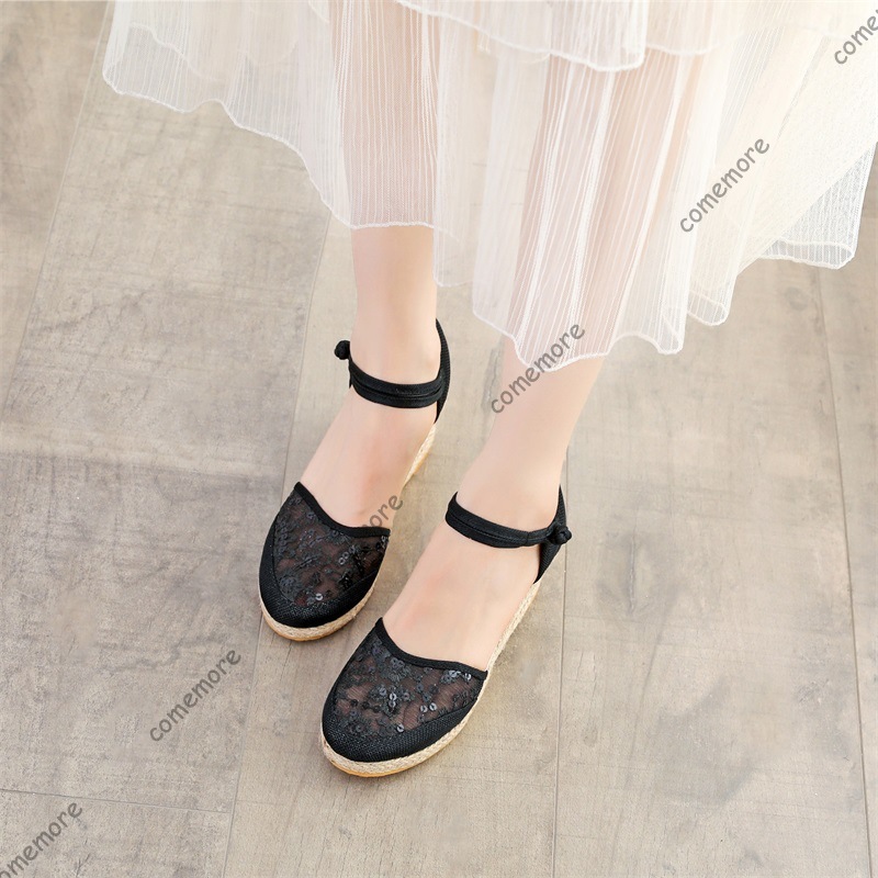 Women's Lace Mesh Espadrille W - Espadrille Sandal Women 评论和价格