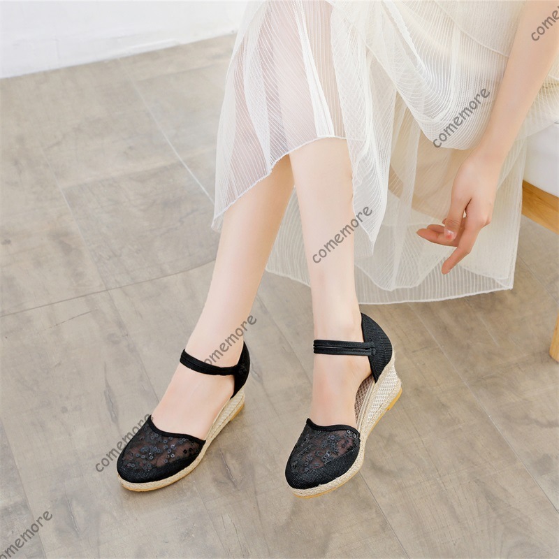 Women's Lace Mesh Espadrille W - Espadrille Sandal Women 评论和价格