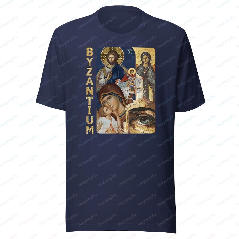 Byzantium Icon Unisex Print Te - Summer Clothing Ideas 评论和价格