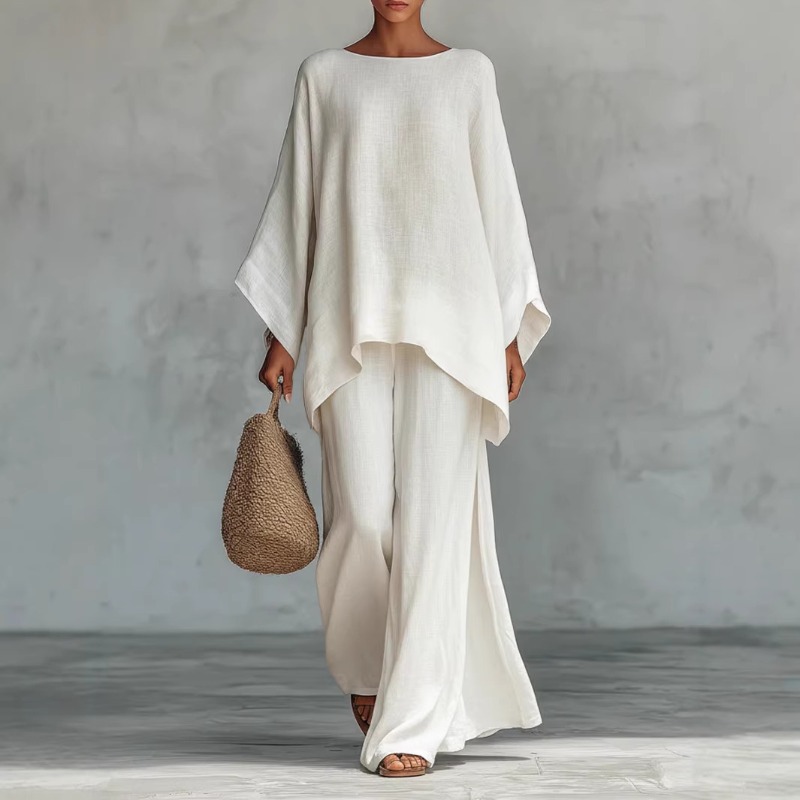 Spring New Fashion Linen Loose - Summer Clothing Linen 评论和价格