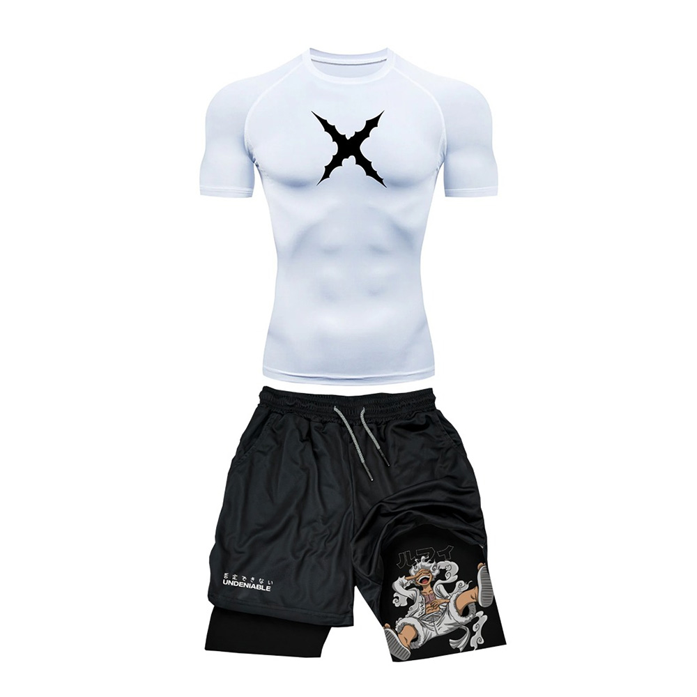 Summer New ONE PIECE Luffy Tig - Summer Gym Clothing 评论和价格