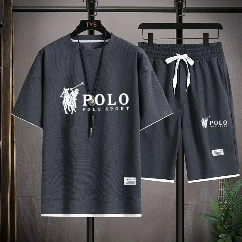 2026 Men's Summer Waffle 2 Pie - Summer Gym Clothing 评论和价格