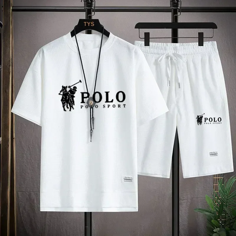 2026 Men's Summer Waffle 2 Pie - Summer Gym Clothing 评论和价格