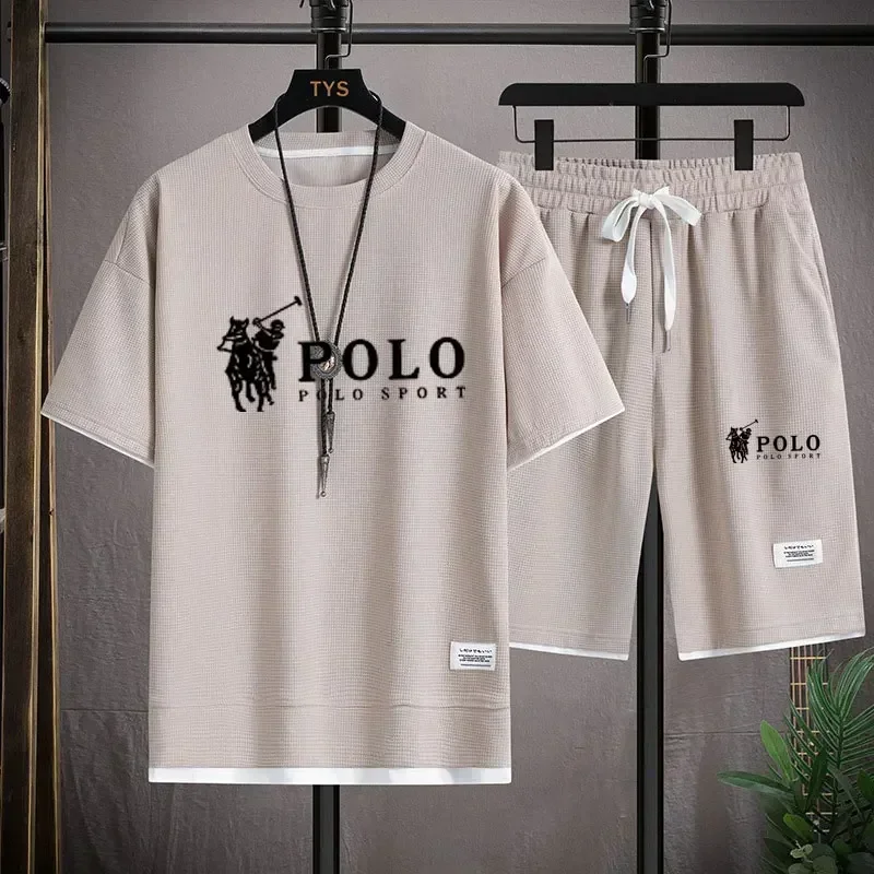 2026 Men's Summer Waffle 2 Pie - Summer Gym Clothing 评论和价格